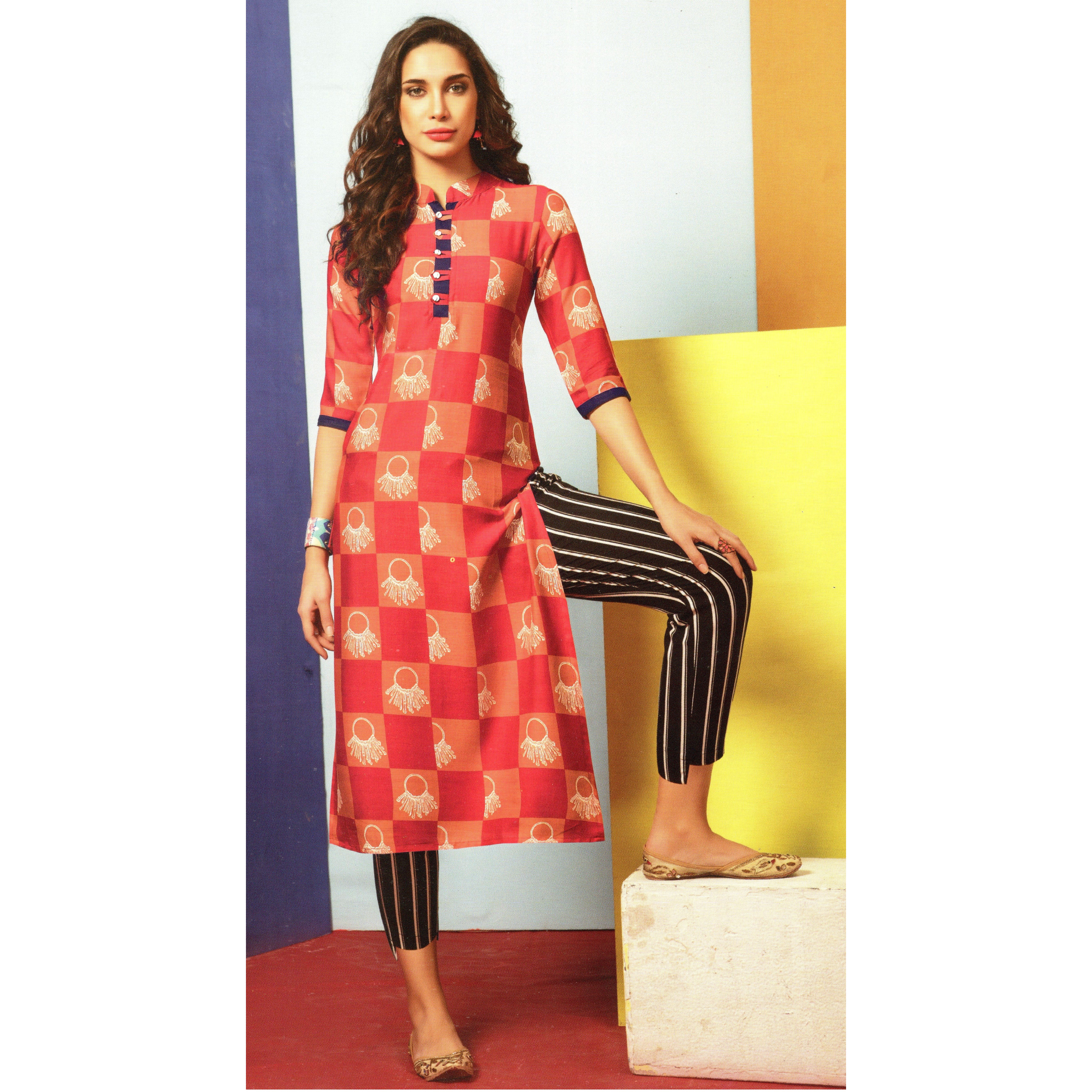 MAHATI Rayon Kurti (Size L)