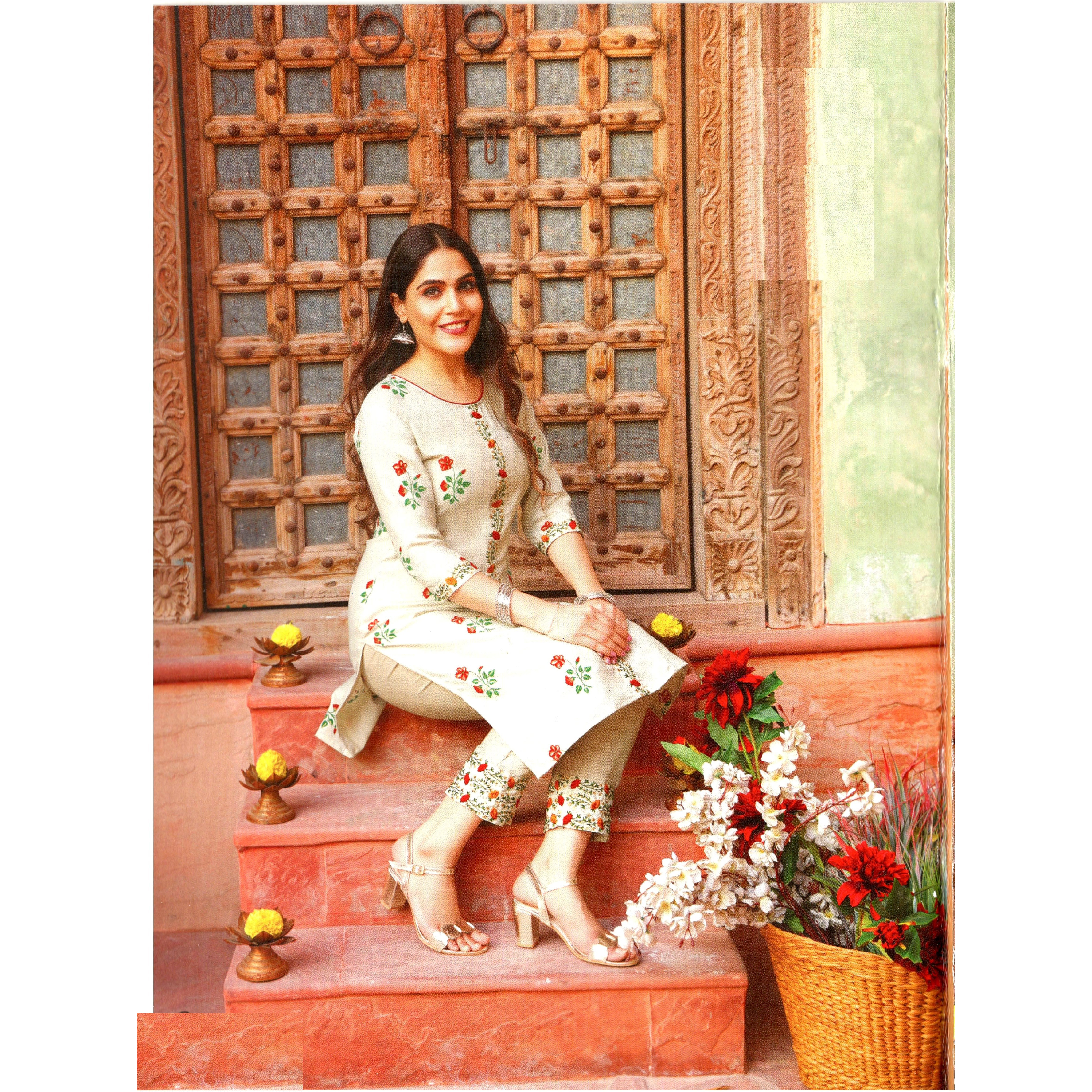 MAHATI Pure Cotton Kurta Sets (Size L)