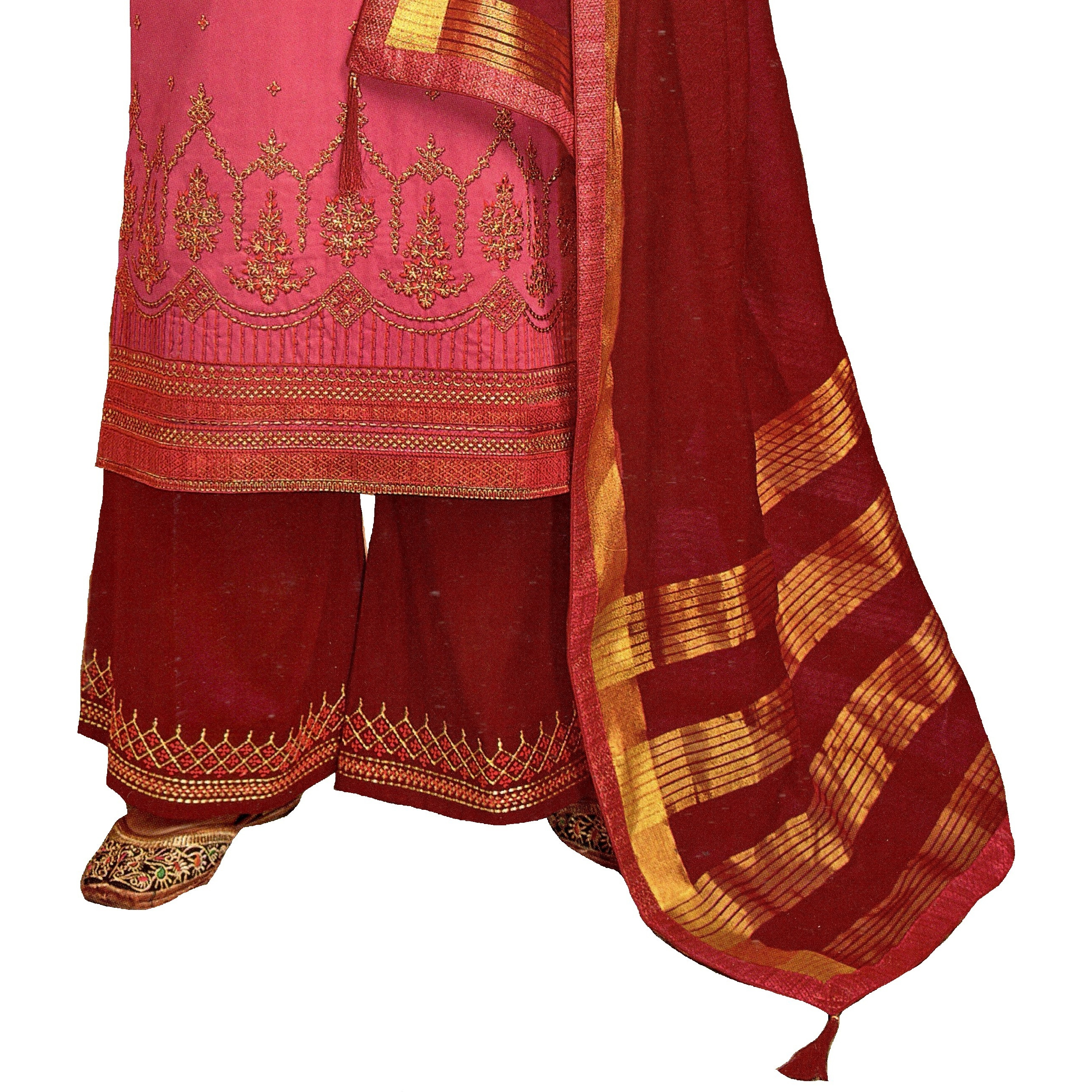 MAHATI Silk Kurti Palazzo Suits