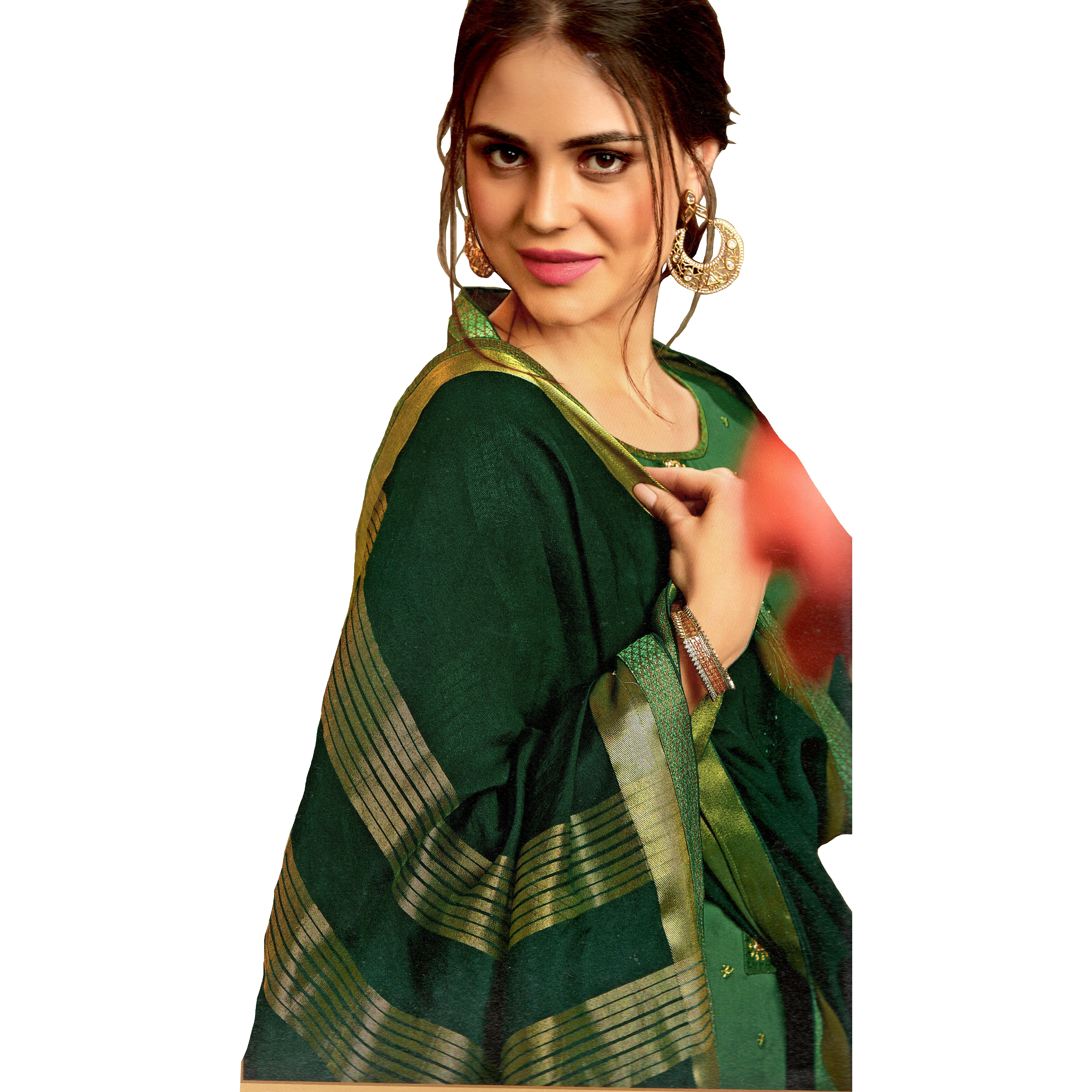 MAHATI Silk Kurti Palazzo Suits (Size M)