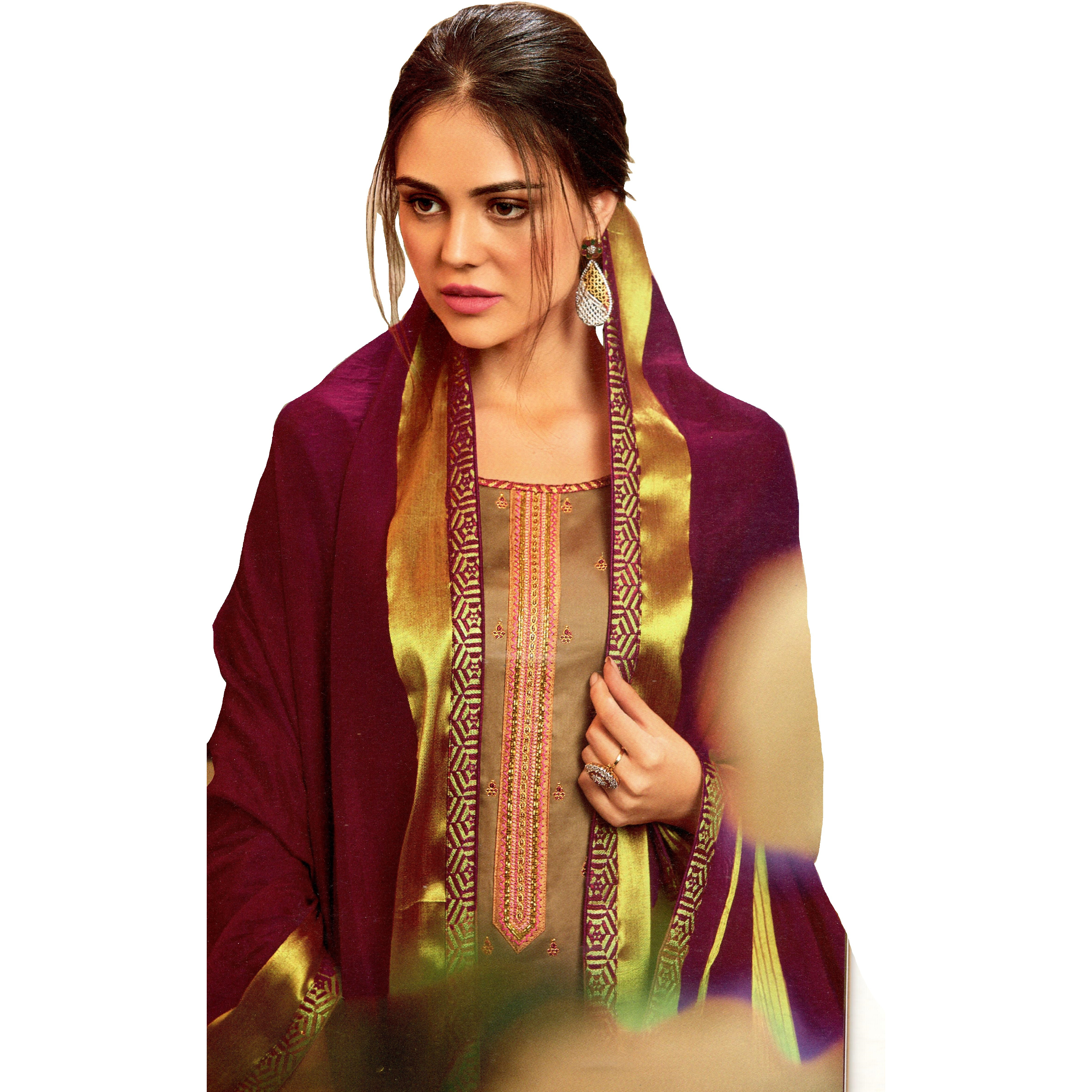MAHATI Silk Kurti Palazzo Suits (Size M)