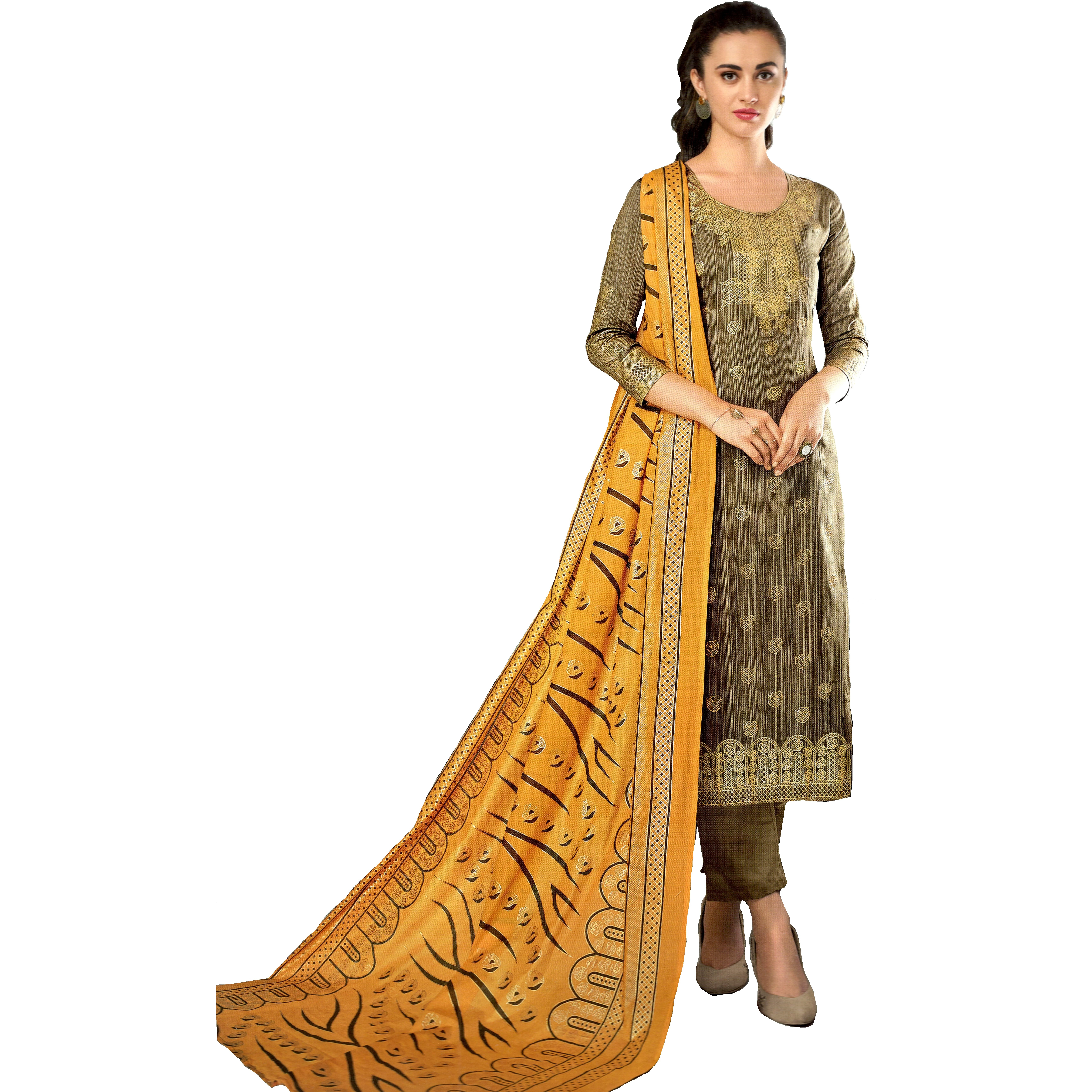 MAHATI Silk Kurti Palazzo Suits (Size XXL)