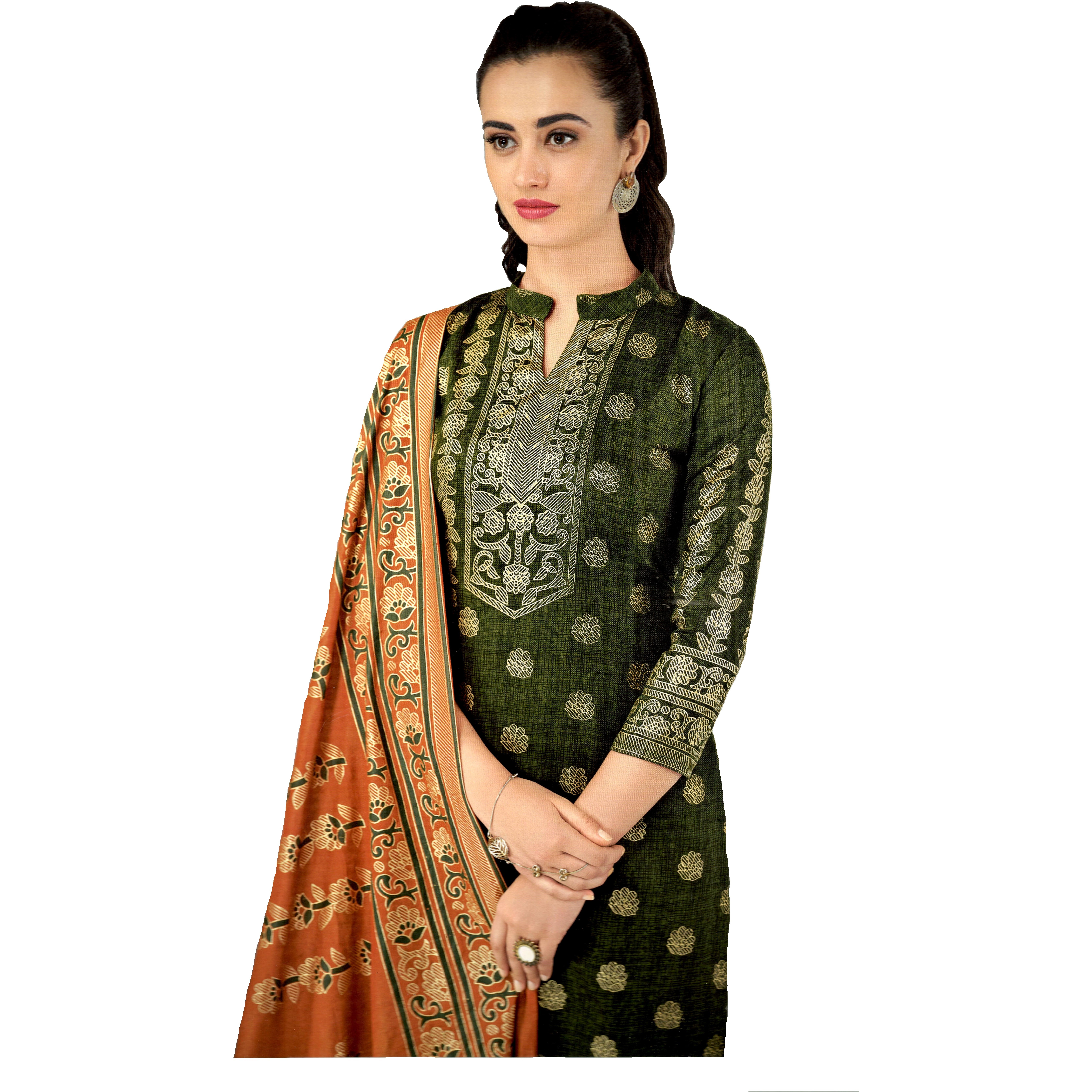 MAHATI Silk Kurti Palazzo Suits (Size XXL)
