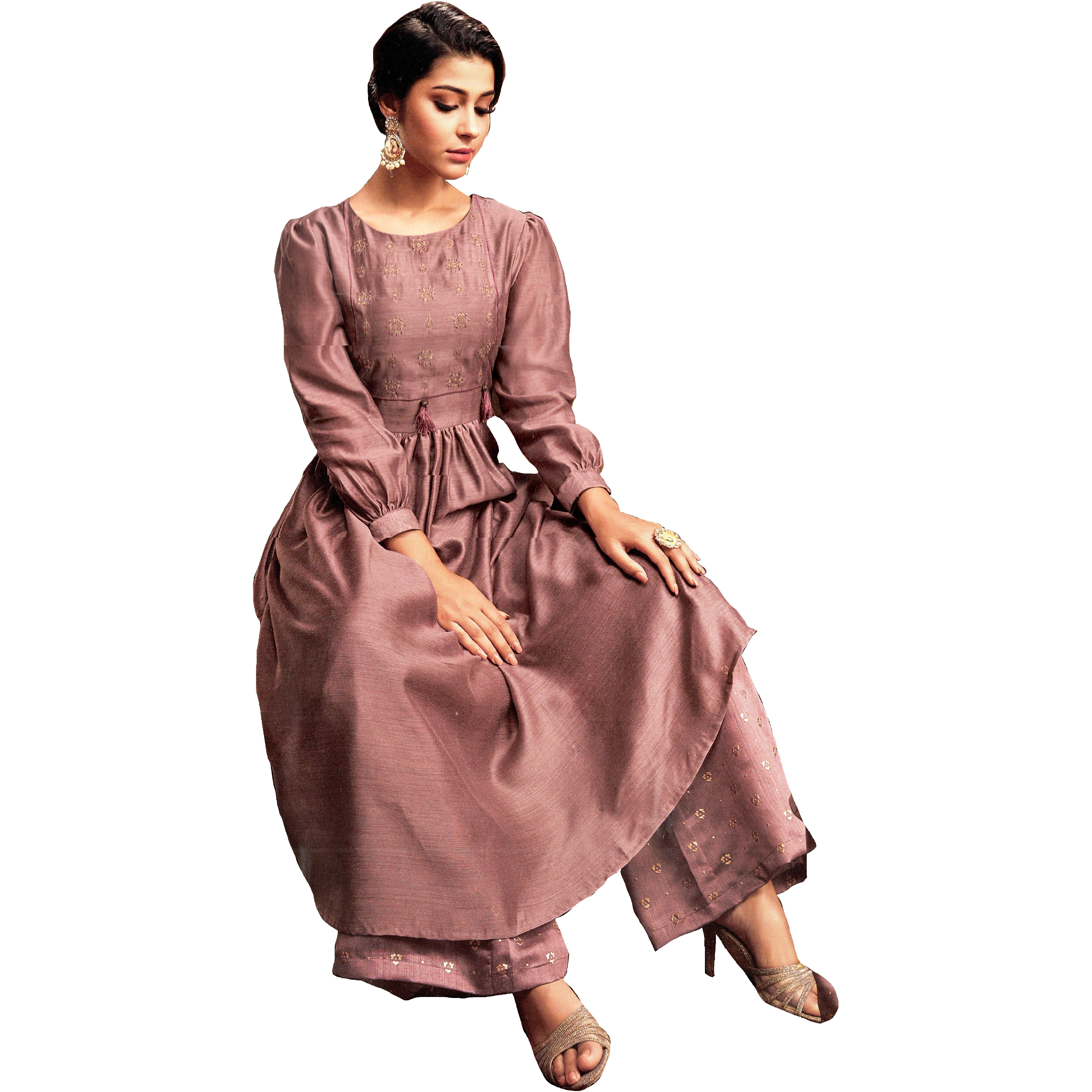 MAHATI Silk Kurti Palazzo Suits