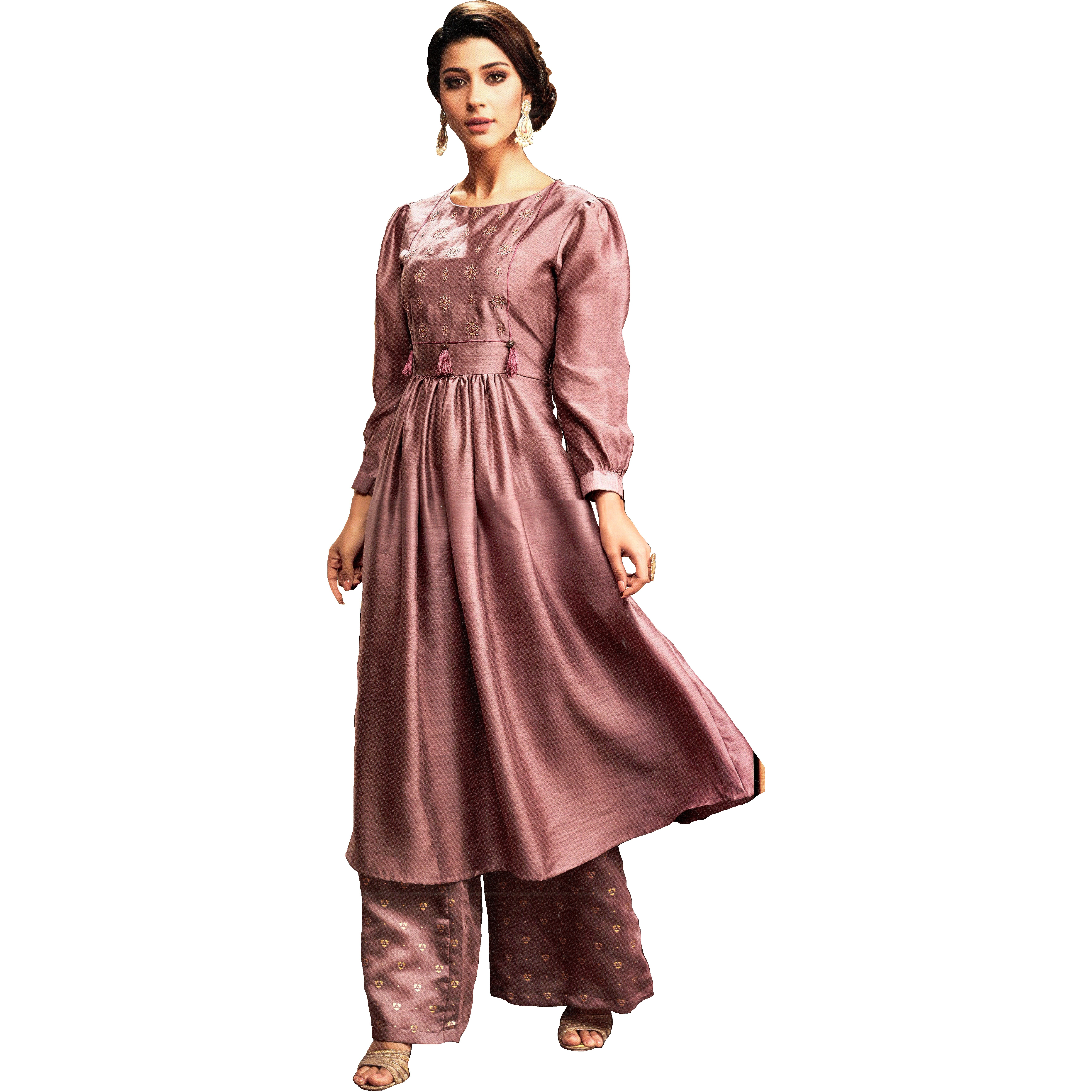 MAHATI Silk Kurti Palazzo Suits