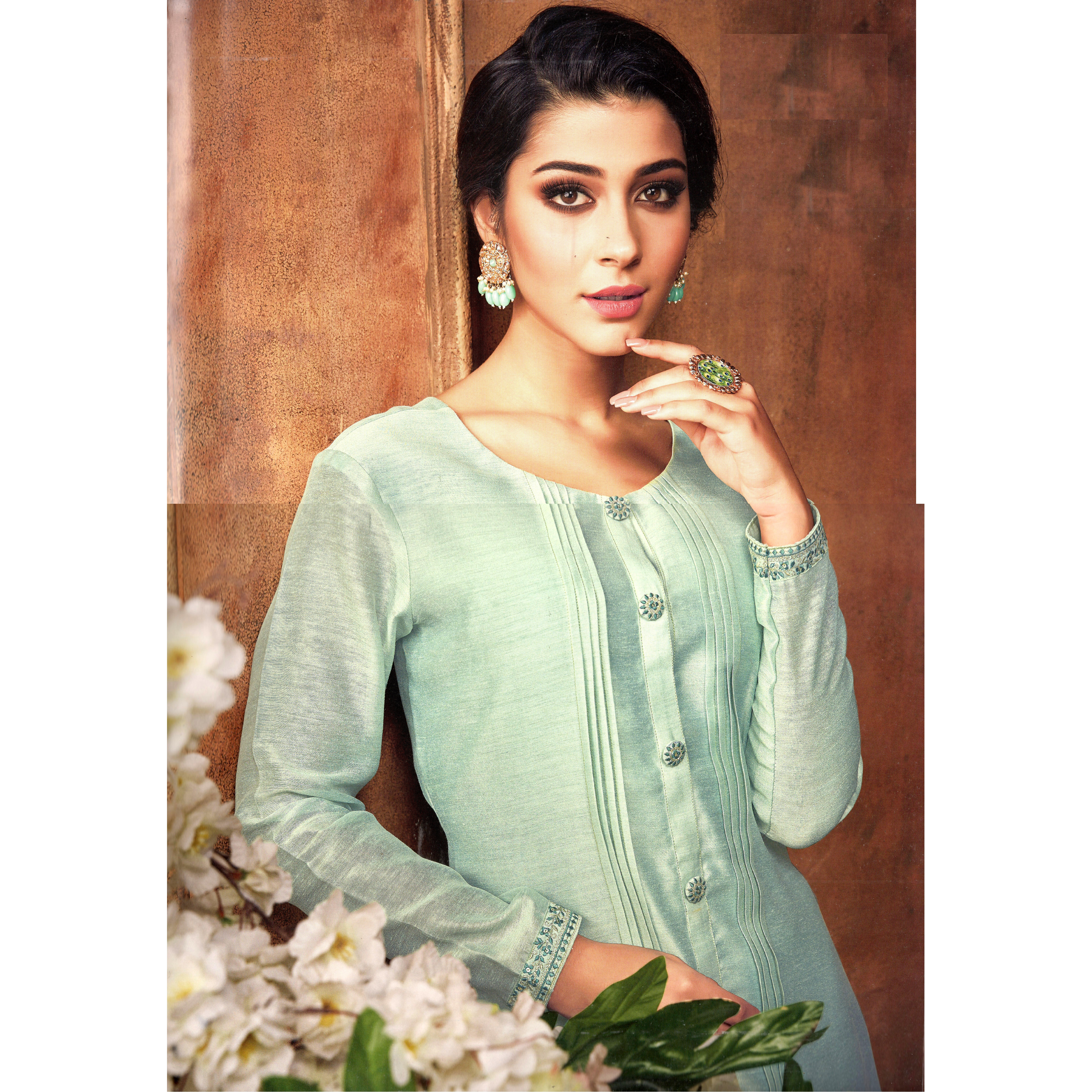 MAHATI Silk Kurti Palazzo Suits