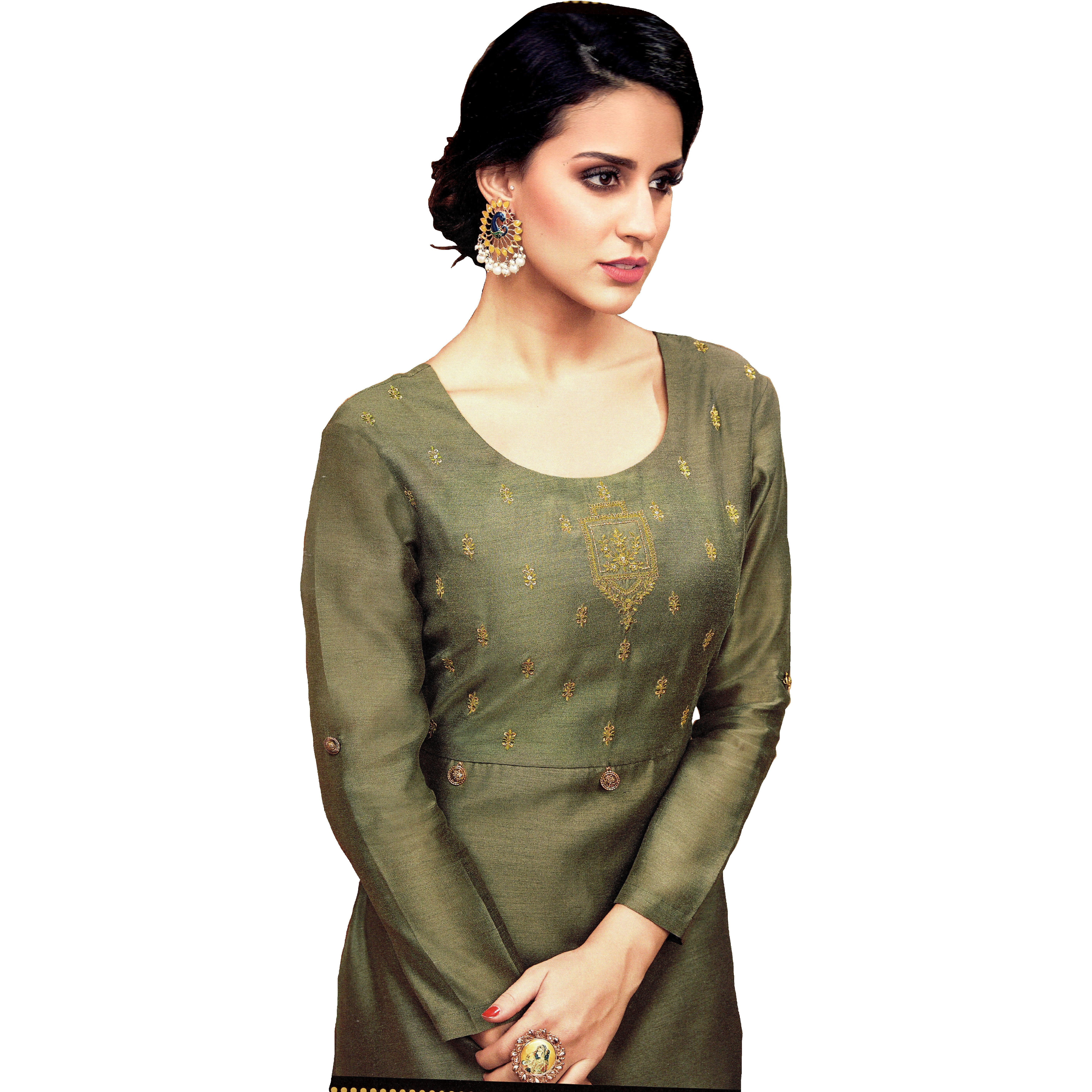 MAHATI Silk Kurti Palazzo Suits