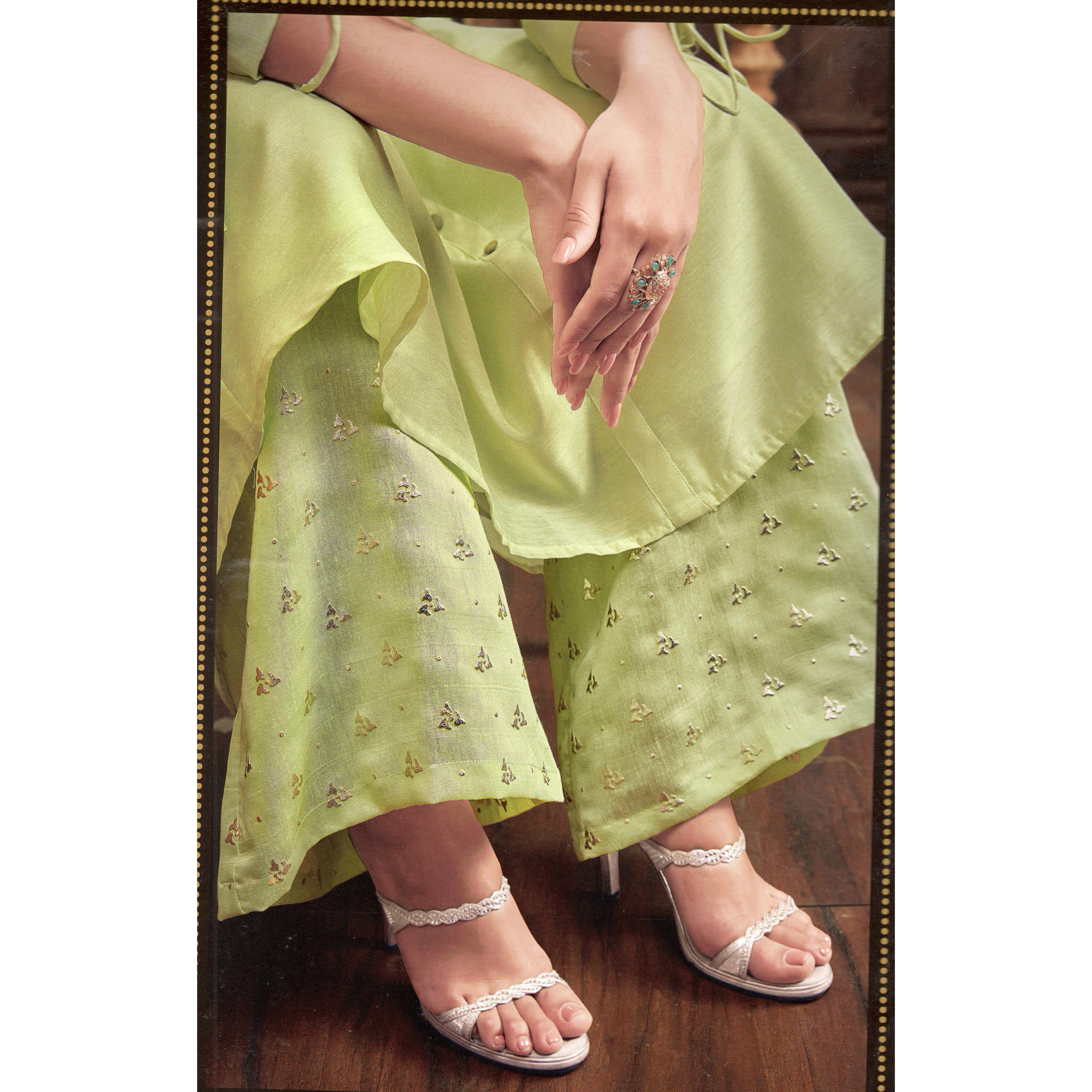 MAHATI Silk Kurti Palazzo Suits