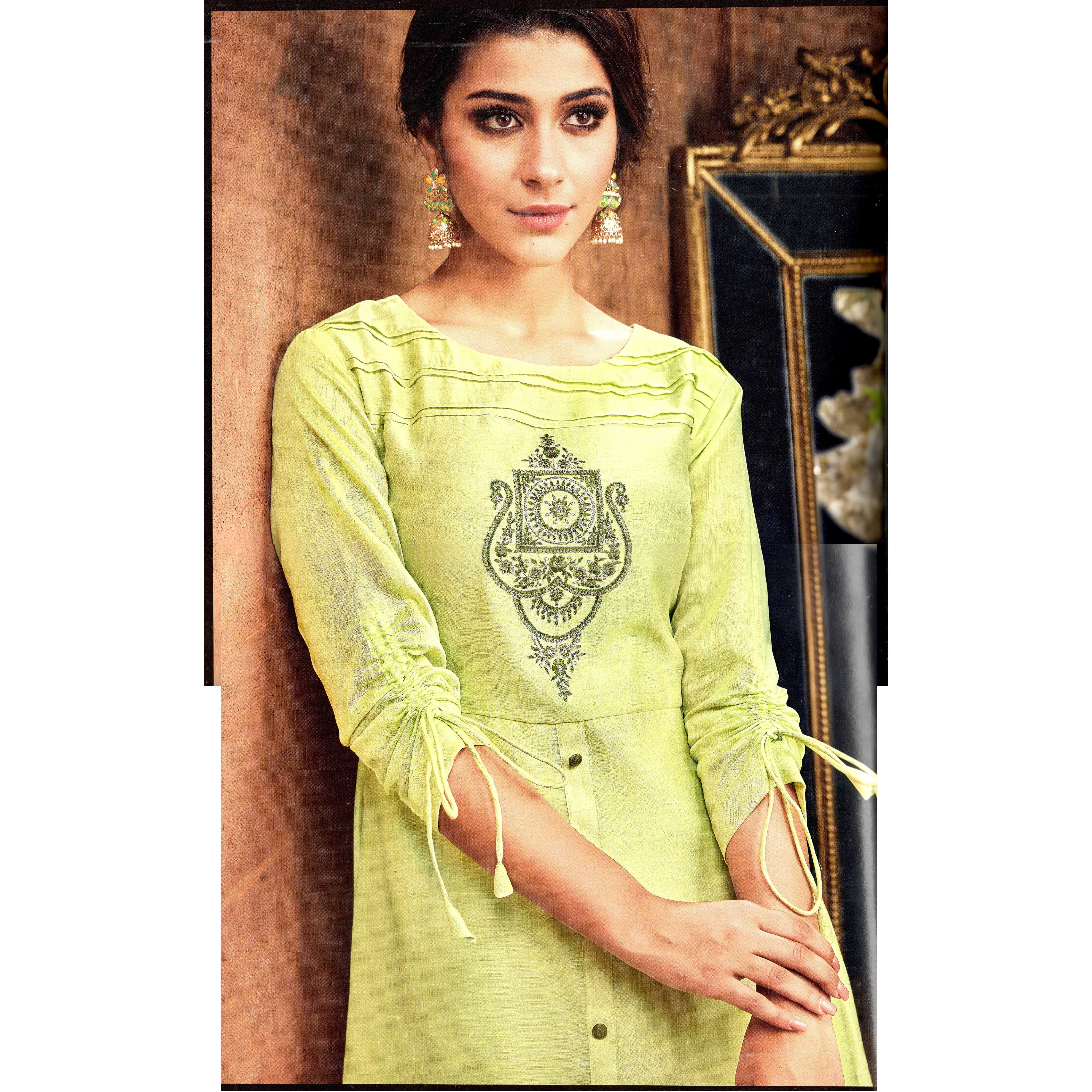 MAHATI Silk Kurti Palazzo Suits