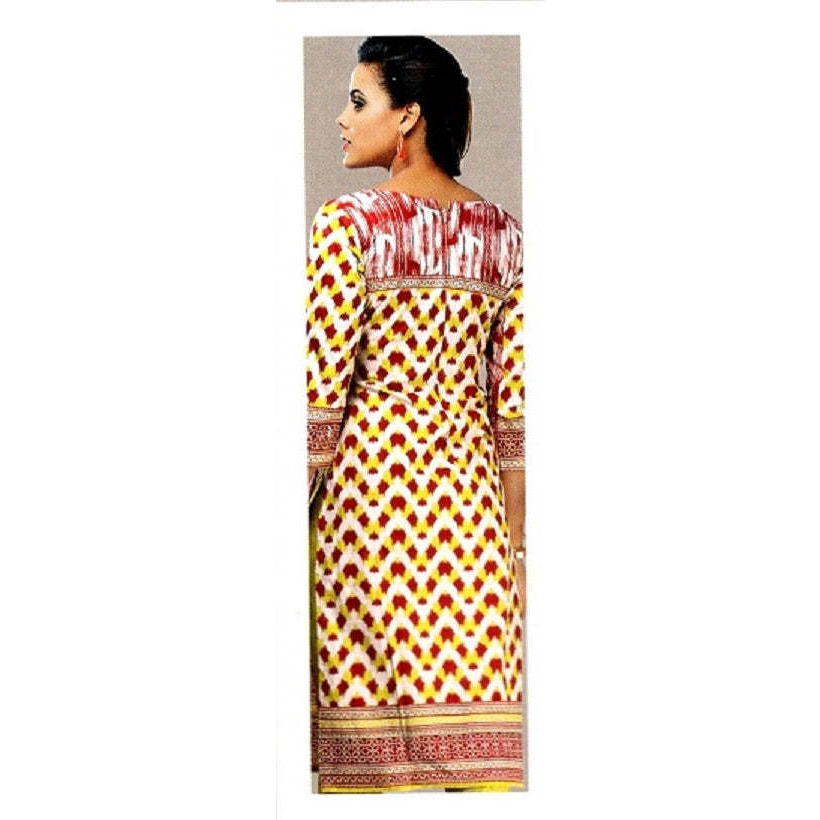 MAHATI Red   cotton  Salwar suits (Size: 2XL)