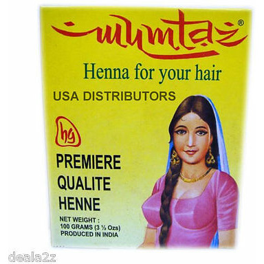 (6 Boxes) Mumtaz Henna Hair Color Powder - 100 Gm Each