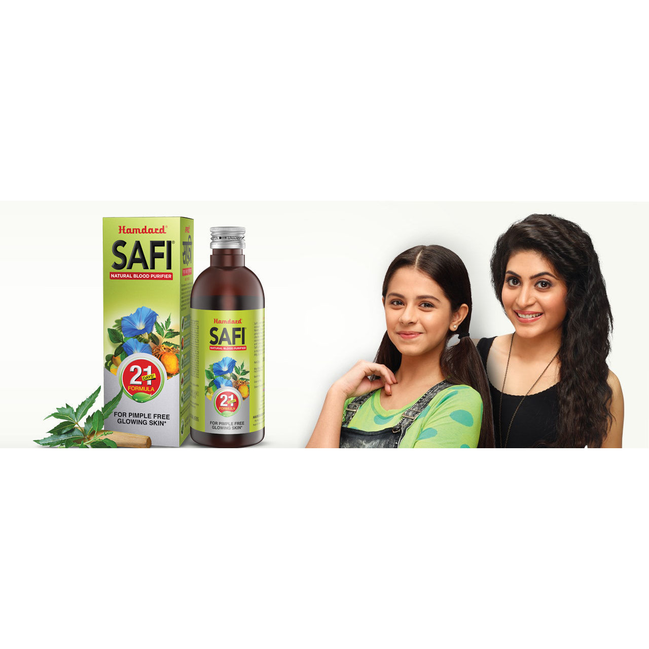 Hamdard Safi Cures Pimples, Acne, Blood Purifier - 500 ml