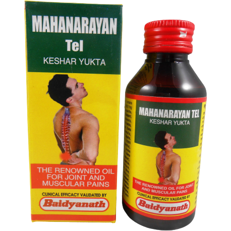 Baidyanath 100ml Mahanarayan Tel Oil Joint / Muscular Pains Natural Herbal