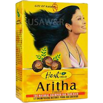 2 Pack Hesh 100Grams Aritha Reetha Soapnut Powder Hair Scalp