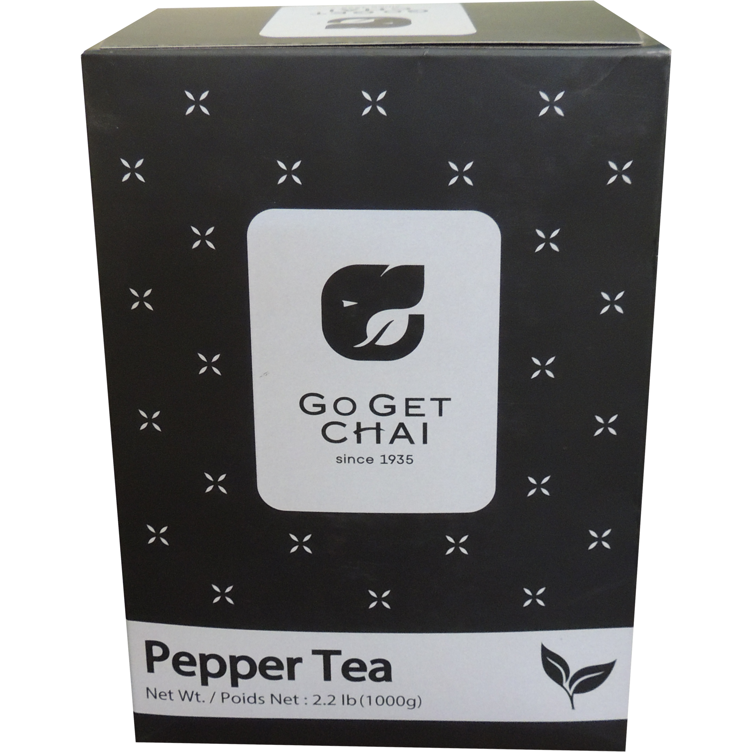 Black tea naturally flavored with Black Pepper.