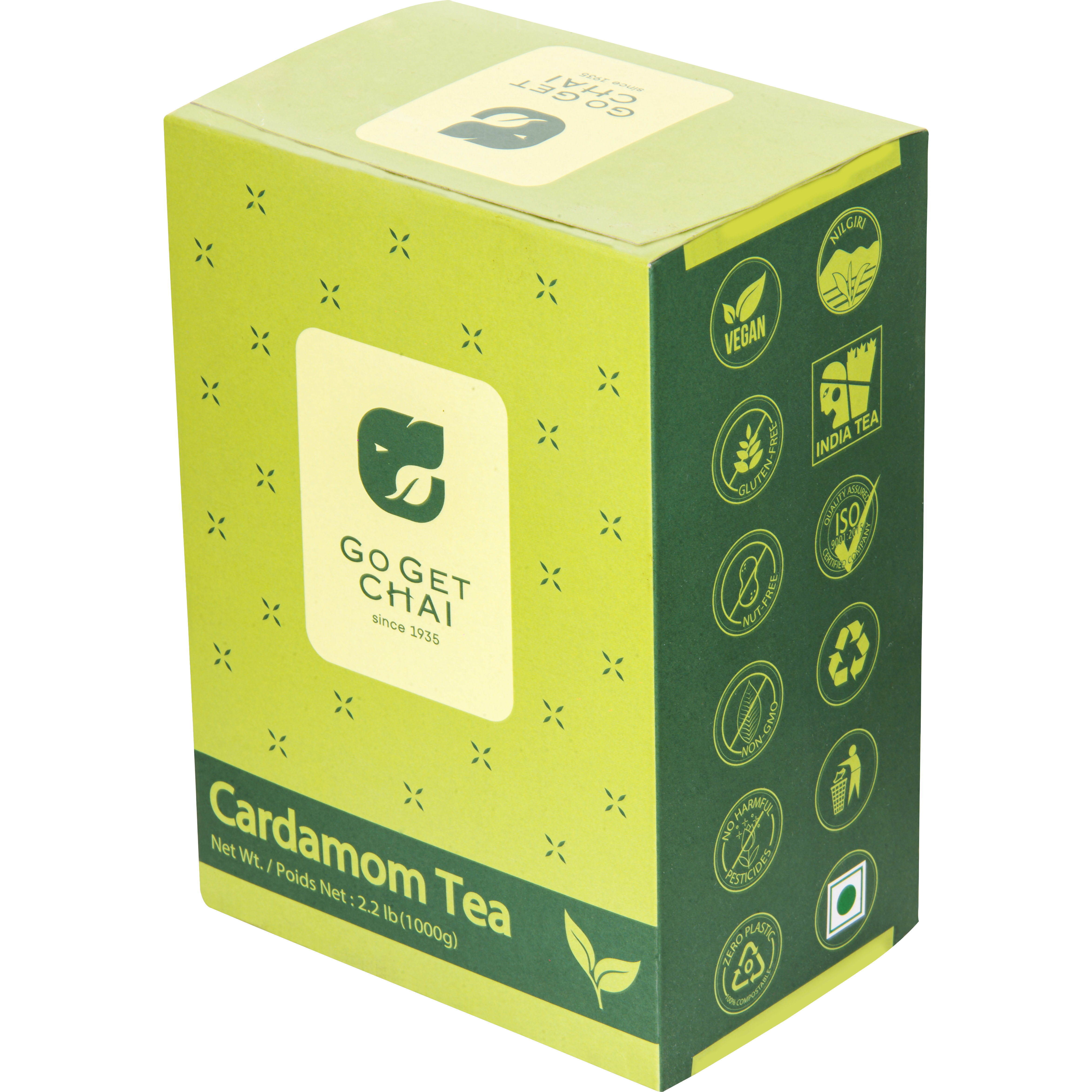 Black tea naturally flavored with Cardamom