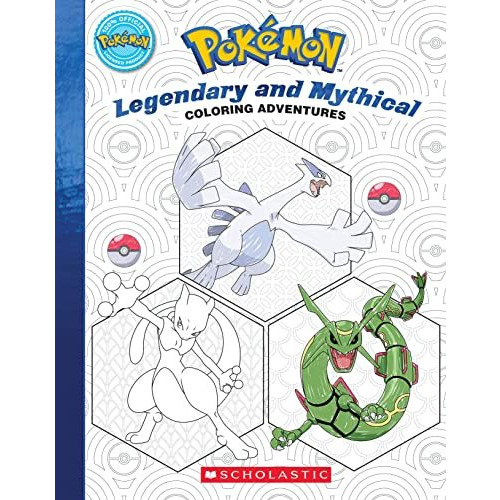 Pokémon Coloring Adventures #2: Legendary & Mythical Pokémon [Paperback]