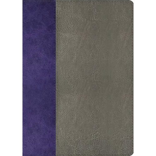 The Jeremiah Study Bible, NKJV: Gray and Purple LeatherLuxe Limited Edition: Wha [Leather / fine bindi]