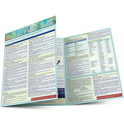 Nursing: Lab Values: a QuickStudy Laminated 6-Page Reference Guide [Fold-out book or cha]