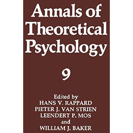 Annals of Theoretical Psychology [Paperback]