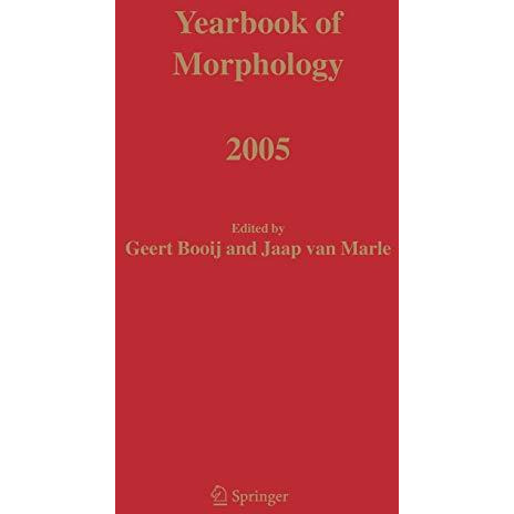 Yearbook of Morphology 2005 [Hardcover]