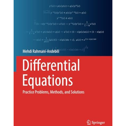 Differential Equations: Practice Problems, Methods, and Solutions [Paperback]