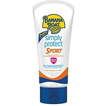 Banana Boat Simply Protect Sport Sunscreen Lotion, SPF 50+, 6 oz