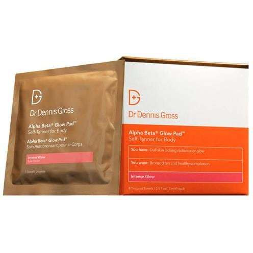 Dr. Dennis Gross Skincare Alpha Beta Glow Pad Self-Tanner For Body 8 Towels - 15ml Each