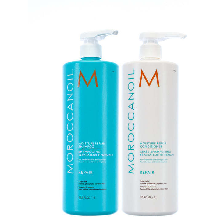 Moroccanoil Moisture Repair Shampoo and Conditioner Duo 1000ml Each