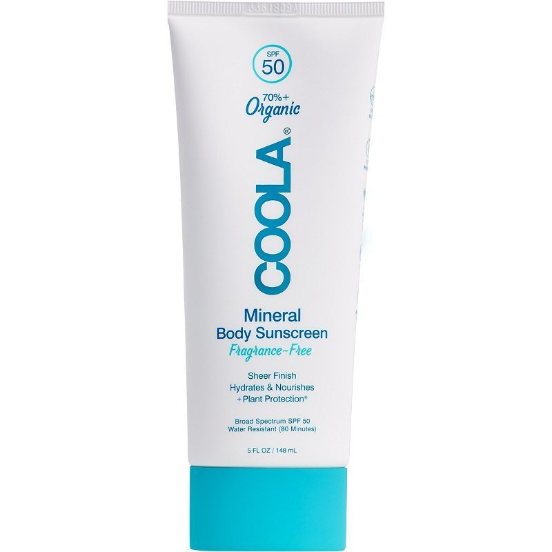 Coola Organic Mineral Body Sunscreen Fragrance Free (SPF50) 5oz\/148ml