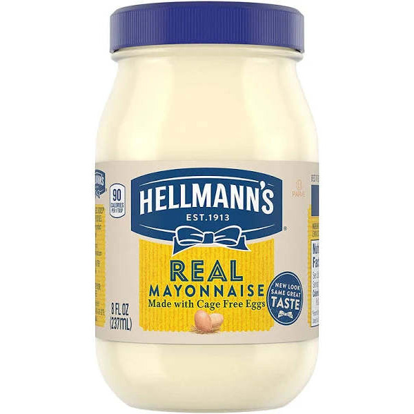 Hellmann's Real Mayonnaise 8 fl. oz - Pack of 2