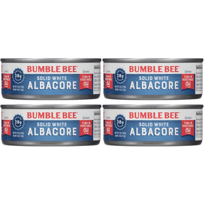 Bumble Bee Solid White Albacore Tuna in Water 5oz - Pack of 4