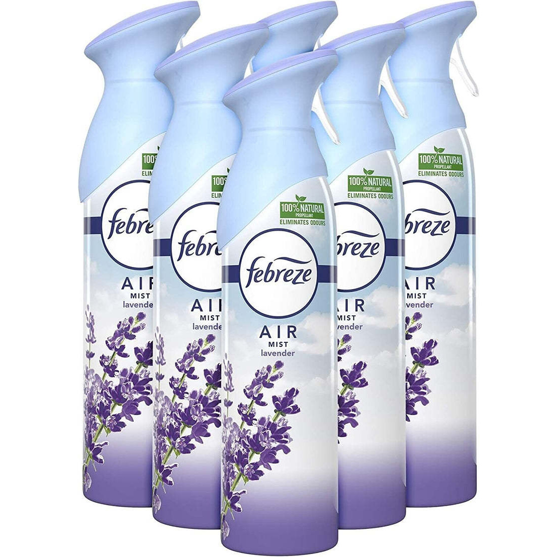 Febreze Air Freshener Spray Lavender 300 ml  - Pack of 6