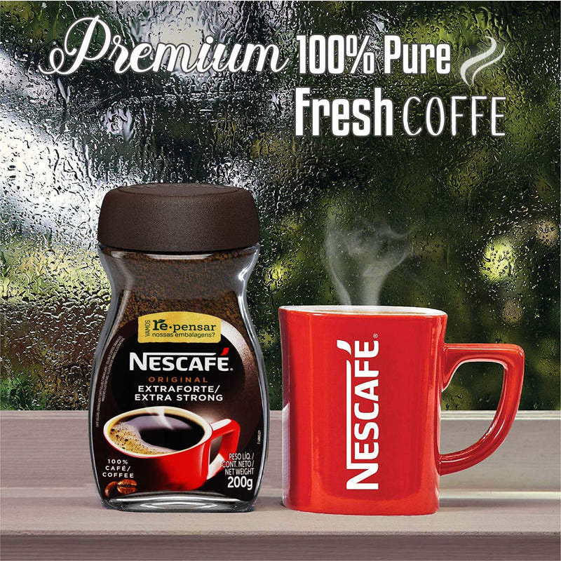 Nescafe Original Extra Strong Instant Coffee 200g - Pack of 4