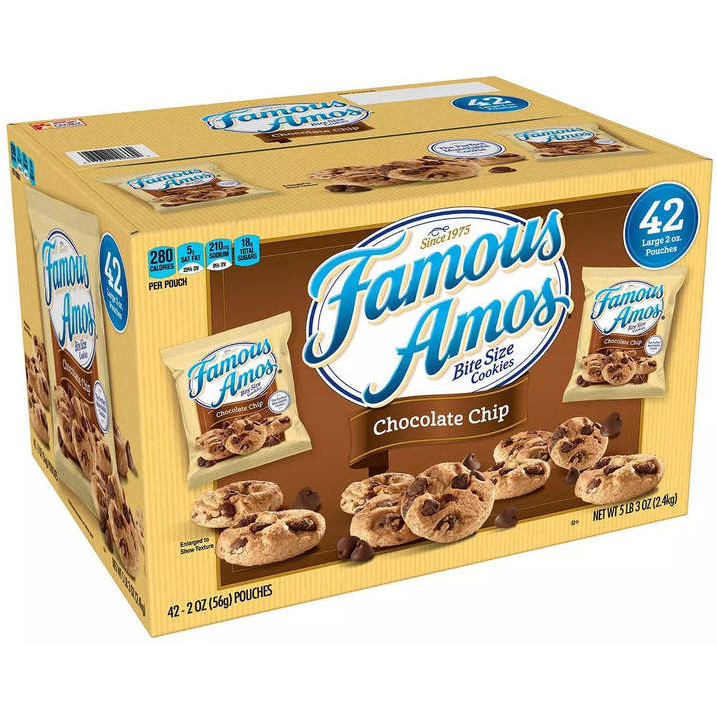 Famous Amos Chocolate Chip 42 Count
