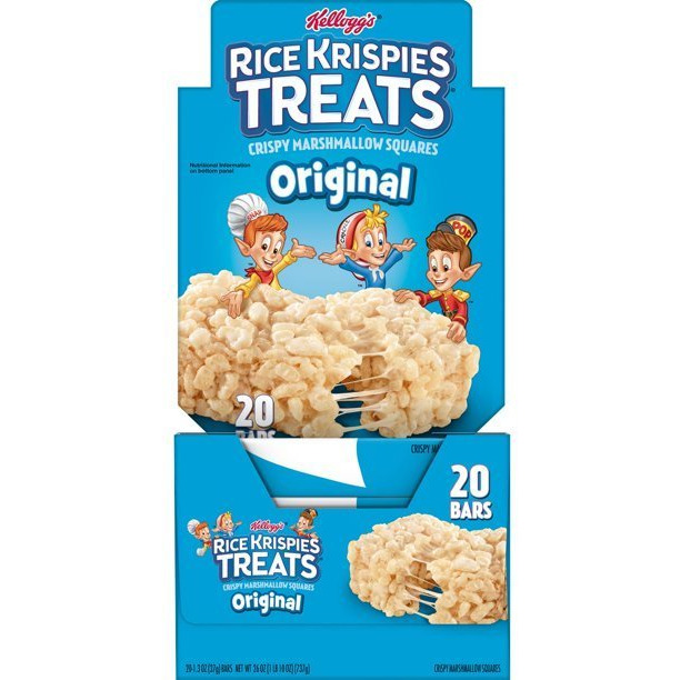 Kellogg's Original Rice Krispies Treats Crispy Marshmallow Squares - 20 Bars
