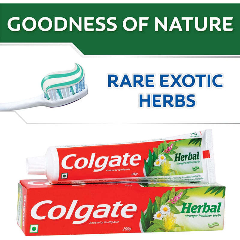 Colgate Anticavity Toothpaste Herbal 200g -Pack of 3
