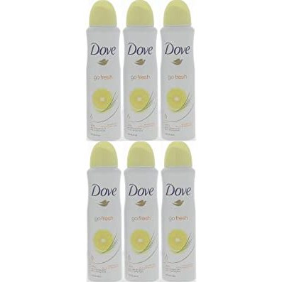 Dove Go Fresh Grapefruit  Lemongrass Antiperspirant Deodorant Spray 150ml PACK 6