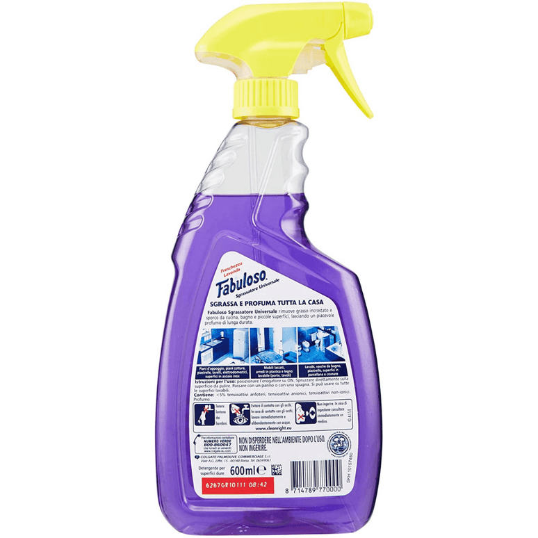 Fabuloso All Purpose Cleaner, Lavender, 600ml -Pack of 2