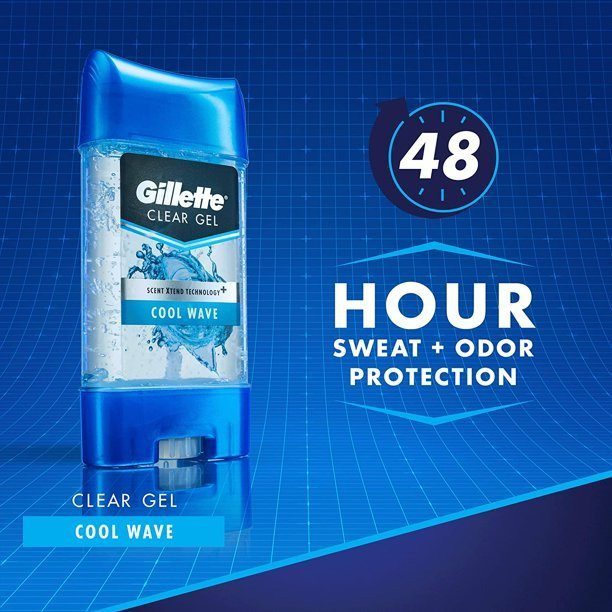 Gillette Endurance Cool Wave Antiperspirant, 70ml - Pack of 6