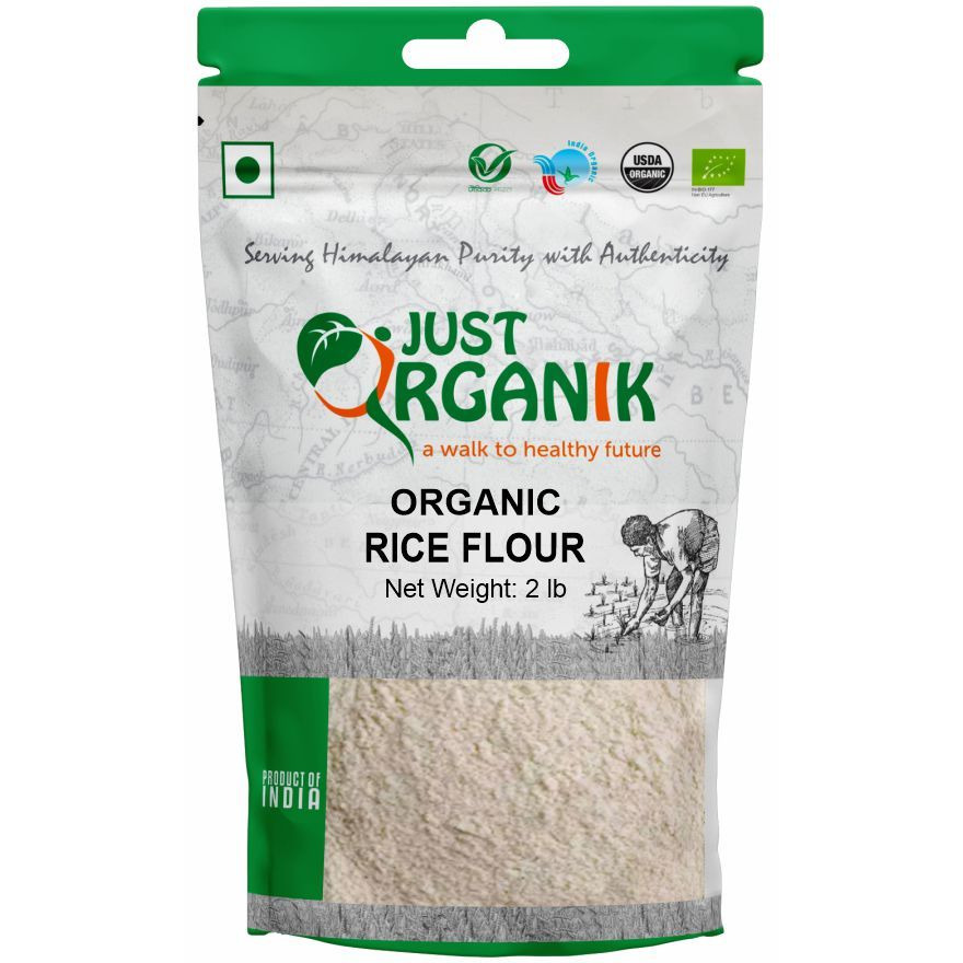 Just Organik Organic Rice Flour 2 lbs