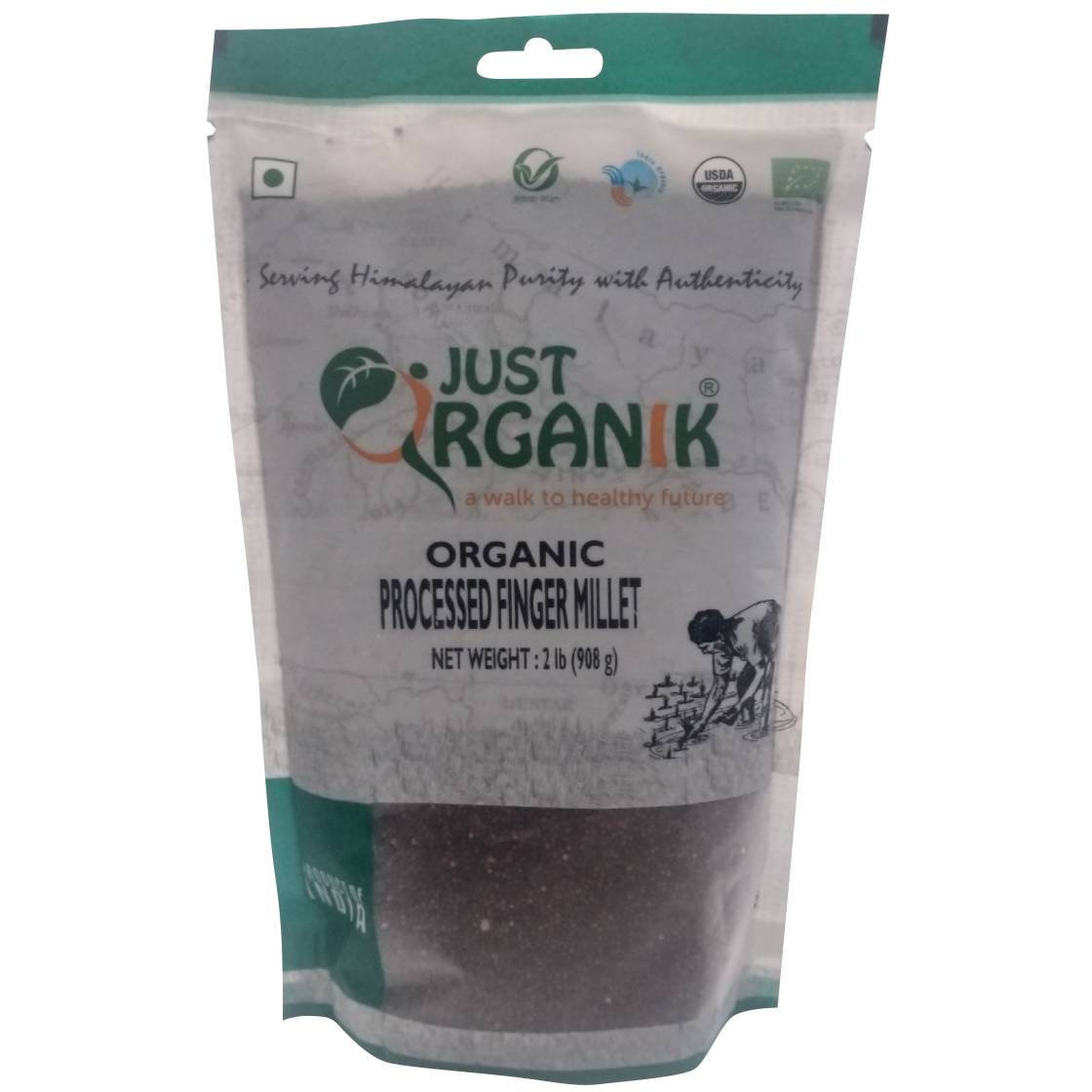 Just Organik Organic Ragi, Finger Millet Whole 2 lbs