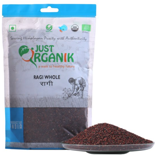 Just Organik Organic Ragi, Finger Millet Whole 2 lbs