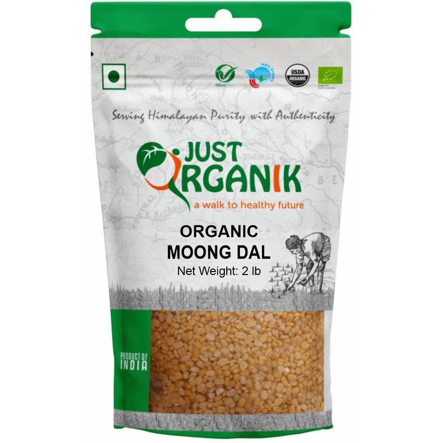 Just Organik Organic Moong Dal 2 lbs