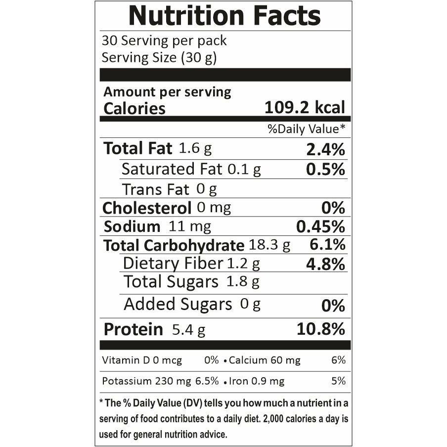 Just Organik Organic Brown Chana Whole 2 lbs
