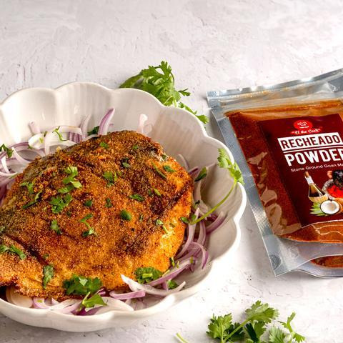 El The Cook Goa Recheado Masala CONCENTRATE, Premium Goa Spice Blend, For Fish, Prawns & Seafood, 2.82oz, Vegan, Gluten-Free (Flavor Recheado)