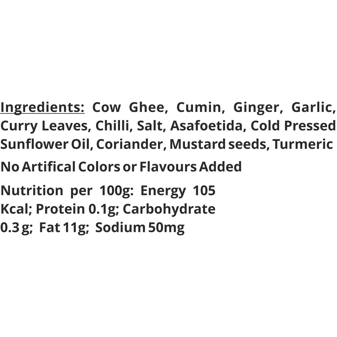EL The Cook Ready-to-Use Ghee Tadka(CONCENRATED Whole Spice Tempering) for Kitchari, Indian Lentils Seasoning, Super Saver Jar Pack, 6.34oz, Vegetarian, Gluten-Free (Flavor Dal Kitchari)
