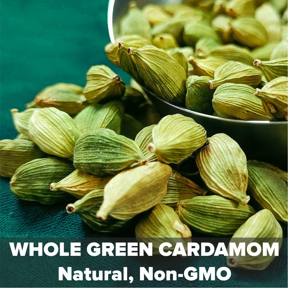 EL The Cook Whole Green Cardamom Pods | Aromatic Indian Spice | Natural, Vegan, Gluten Free, NON-GMO, Resealable Bag | Ideal for Indian, Middle-Eastern Cooking, Tea, Baking & Desserts | 2.8oz (4 x 20gm) (Flavor Green Cardamom)