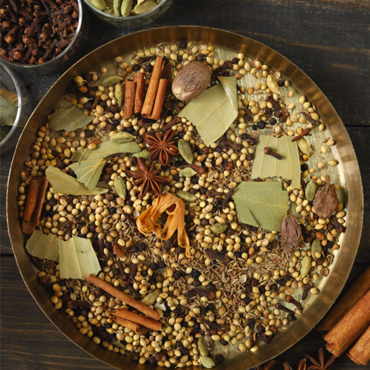 EL The Cook Whole Mace Spice/Javithri/Javitri | Aromatic Indian Spice | Natural, Vegan, Gluten Free, NON-GMO, Resealable Bag | Ideal for Indian, Asian Cooking, Tea, Coffee, Baking & Mulling Wine | 0.88oz (25gm) (Flavor Mace/Javitri)