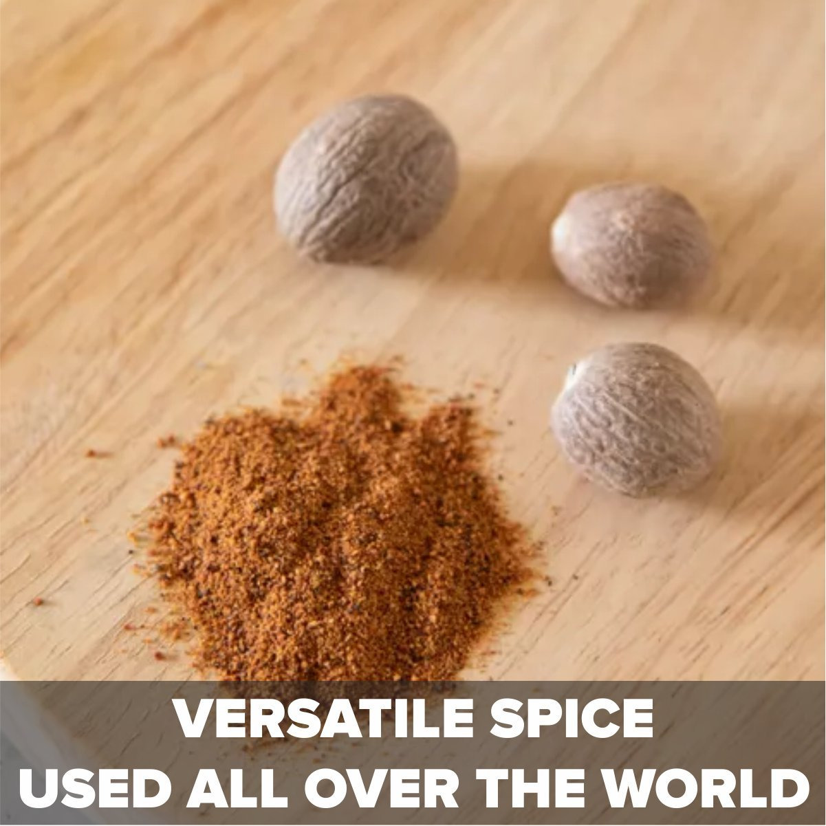 EL The Cook Whole Nutmeg Spice/Jaiphal | Aromatic Indian Spice | Natural, Vegan, Gluten Free, NON-GMO, Resealable Bag | Ideal for Indian, Asian Cooking, Tea, Coffee, Baking & Mulling Wine | 1.7oz (50gm) (Flavor Nutmeg/Jaiphal)